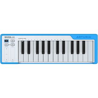 ARTURIA Microlab - MIDI/USB Keyboard Controller (Weiss/Blau)