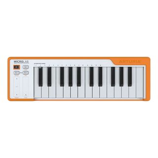 ARTURIA Microlab - Keyboard Controller USB/MIDI (Bianco/Arancia)