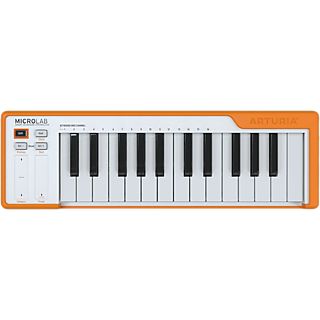 ARTURIA Microlab - Keyboard Controller USB/MIDI (Bianco/Arancia)