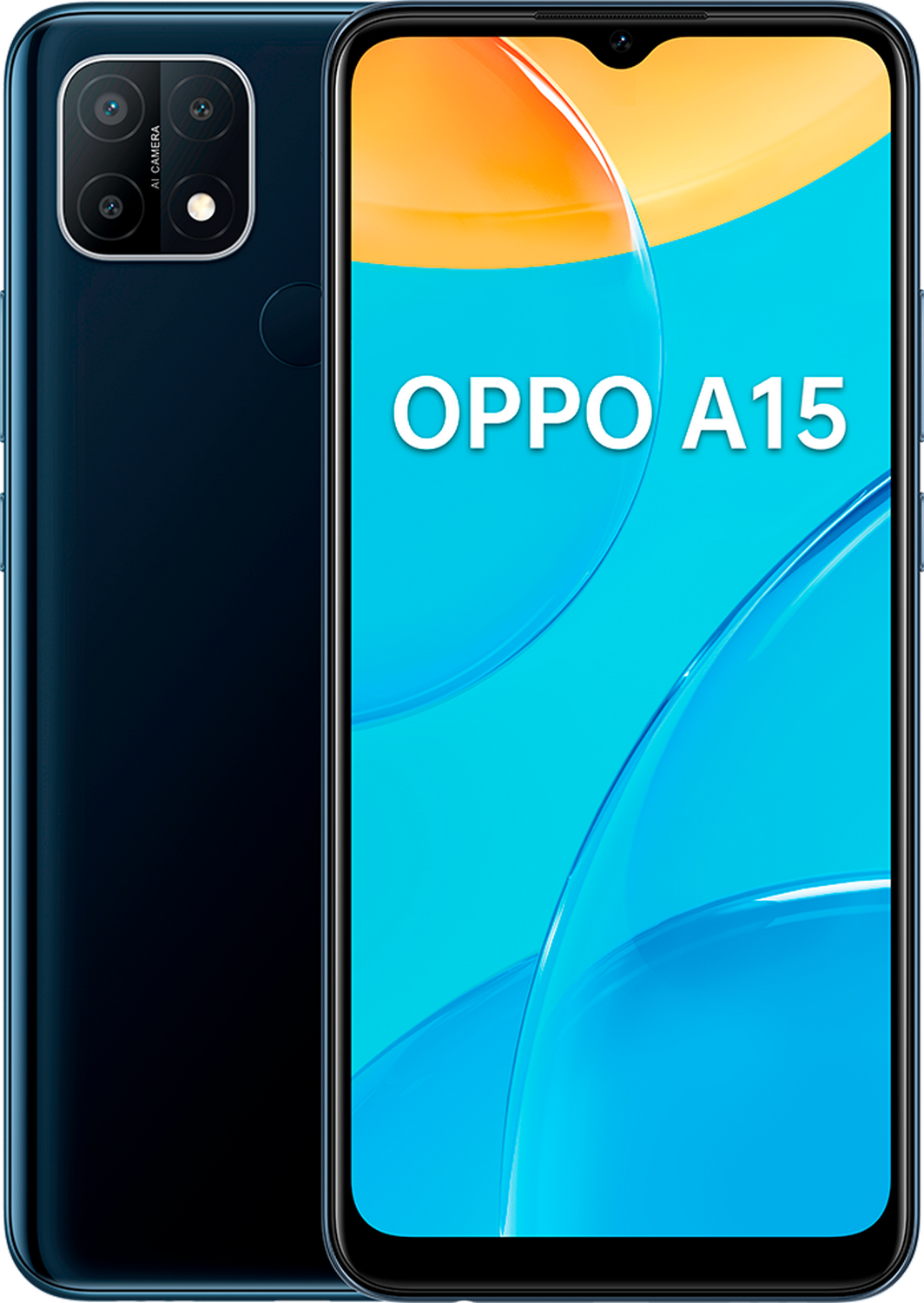 Móvil - OPPO A15, Negro, 32GB, 3GB RAM, 6.5" HD+, MediaTek Helio P35, 4230 mAh, Android