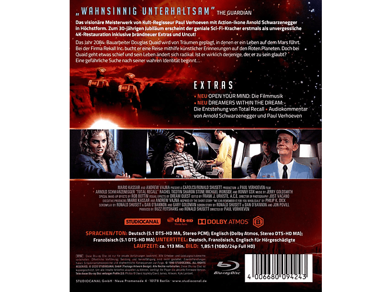 Thumbnail - Total Recall - Die totale Erinnerung Blu-ray