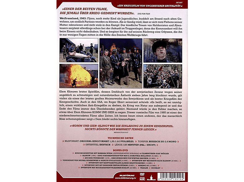 Thumbnail - Komm und Sieh DVD