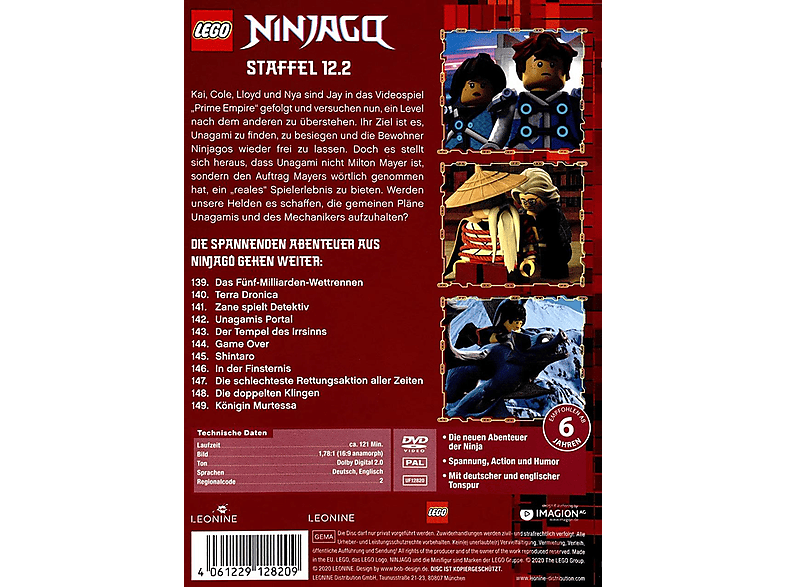Thumbnail - LEGO Ninjago Staffel 12.2 DVD