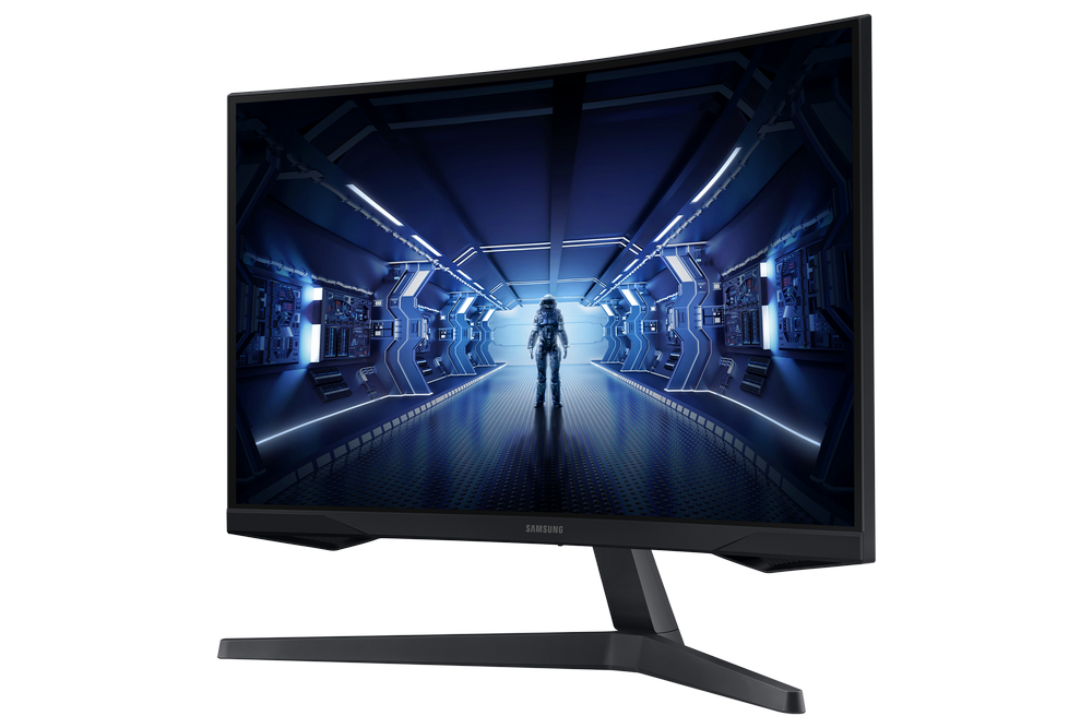 Monitor gaming - Samsung Odyssey LC27G55TQWUXEN, 27" WQHD, Curvo, 1 ms, 144Hz, HDR10, HDMI, FreeSync, Negro