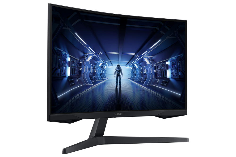 Monitor gaming - Samsung Odyssey LC27G55TQWUXEN, 27" WQHD, Curvo, 1 ms, 144Hz, HDR10, HDMI, FreeSync, Negro