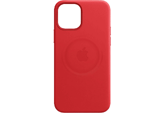 APPLE iPhone 12 és 12 Pro MagSafe rőgzítésű bőr tok, piros (mhkd3zm/a)
