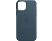 APPLE iPhone 12 és 12 Pro MagSafe rőgzítésű bőr tok, balti kék (mhke3zm/a)