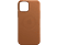 APPLE iPhone 12 és 12 Pro MagSafe rögzítésű bőr tok, vörösesbarna (mhkf3zm/a)