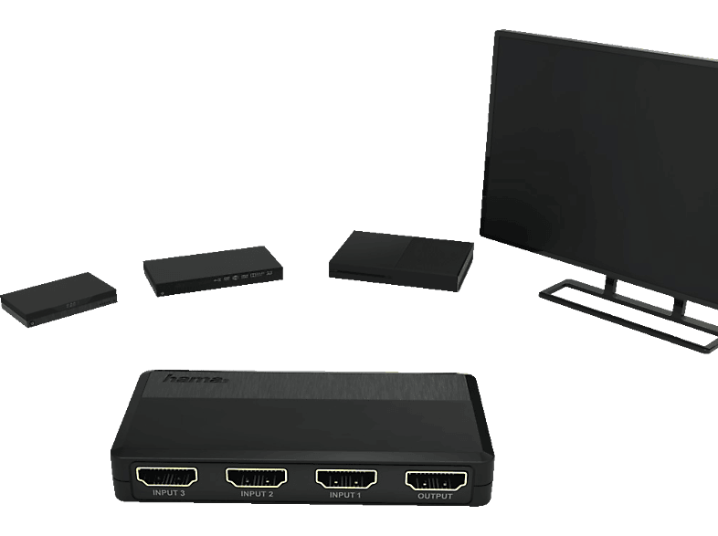 Thumbnail - HAMA 3x1 HDMI Umschalter