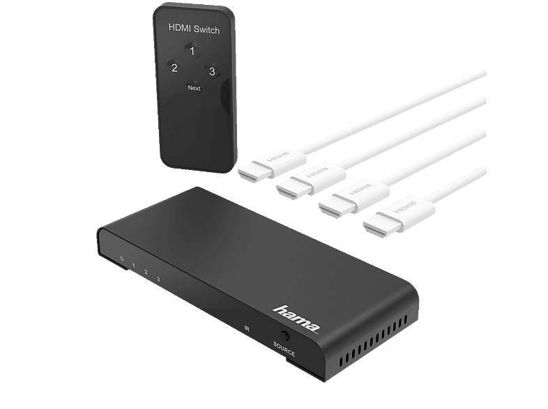 Thumbnail - HAMA 3x1 HDMI Umschalter