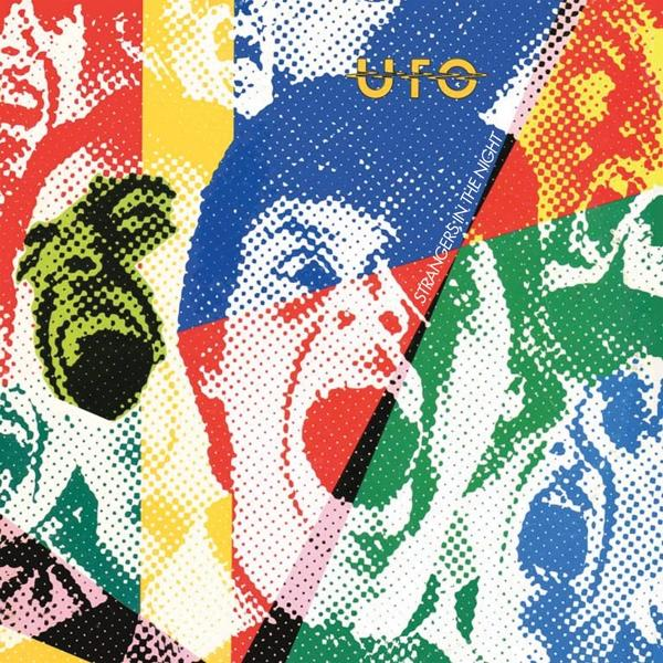 Album borító: Egy pop-art stílusú dizájn, egy sikító arc kiemelkedő élénk színekkel.