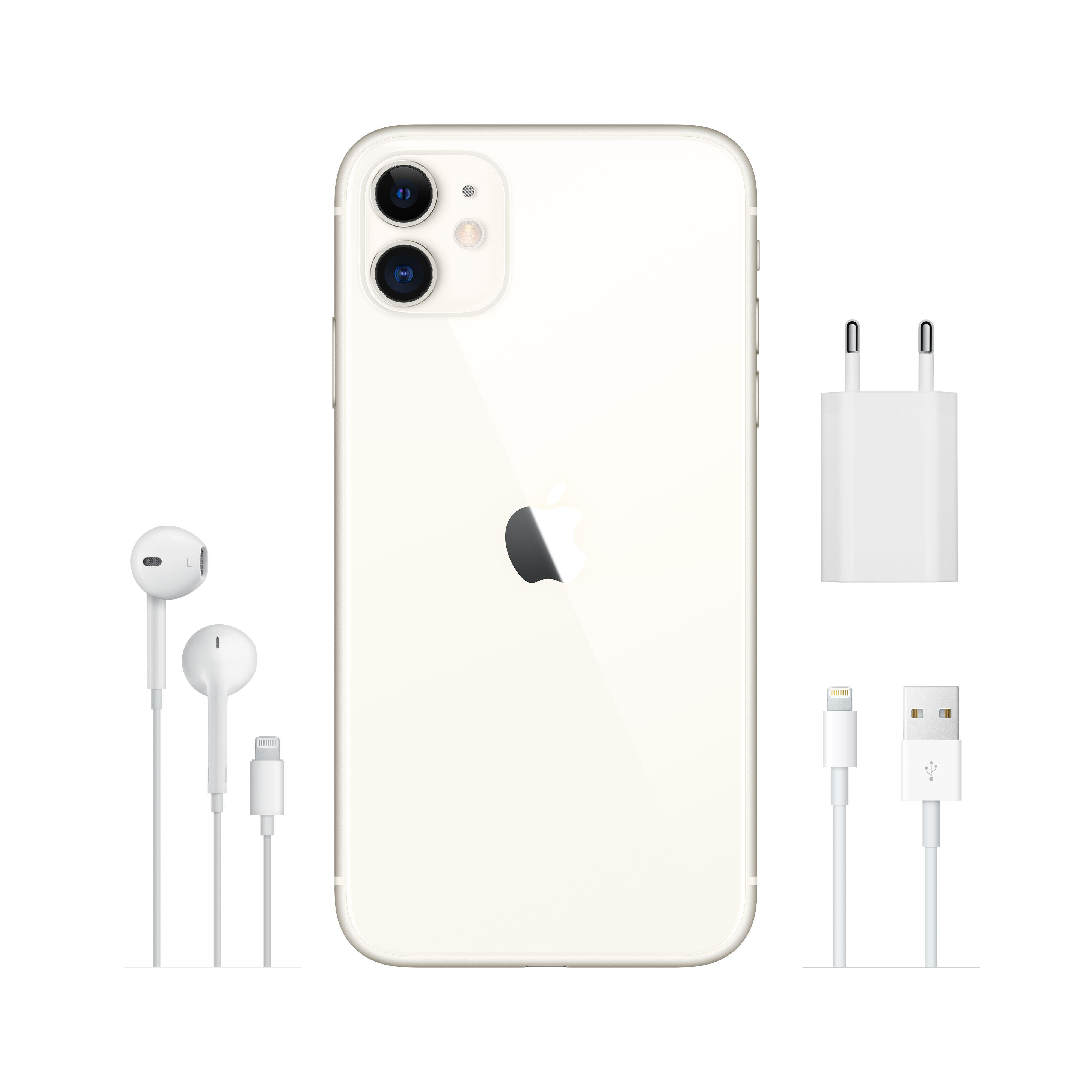 APPLE iPhone 11 256 GB Weiß Dual SIM