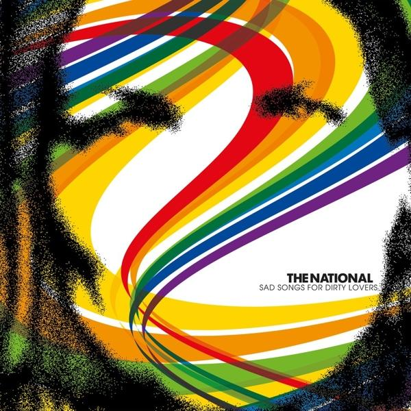 Pochette de l'album de The National - Sad Songs for Dirty Lovers, design arc-en-ciel.