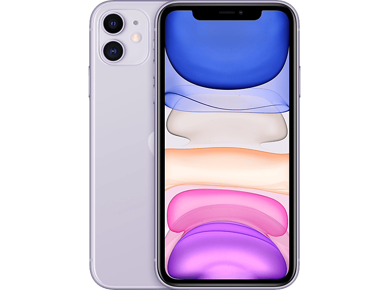 APPLE iPhone 11 128 GB Schwarz Dual SIM