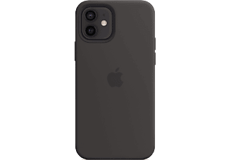 APPLE iPhone 12, iPhone 12 Pro MagSafe Silikon Telefon Kılıfı Siyah