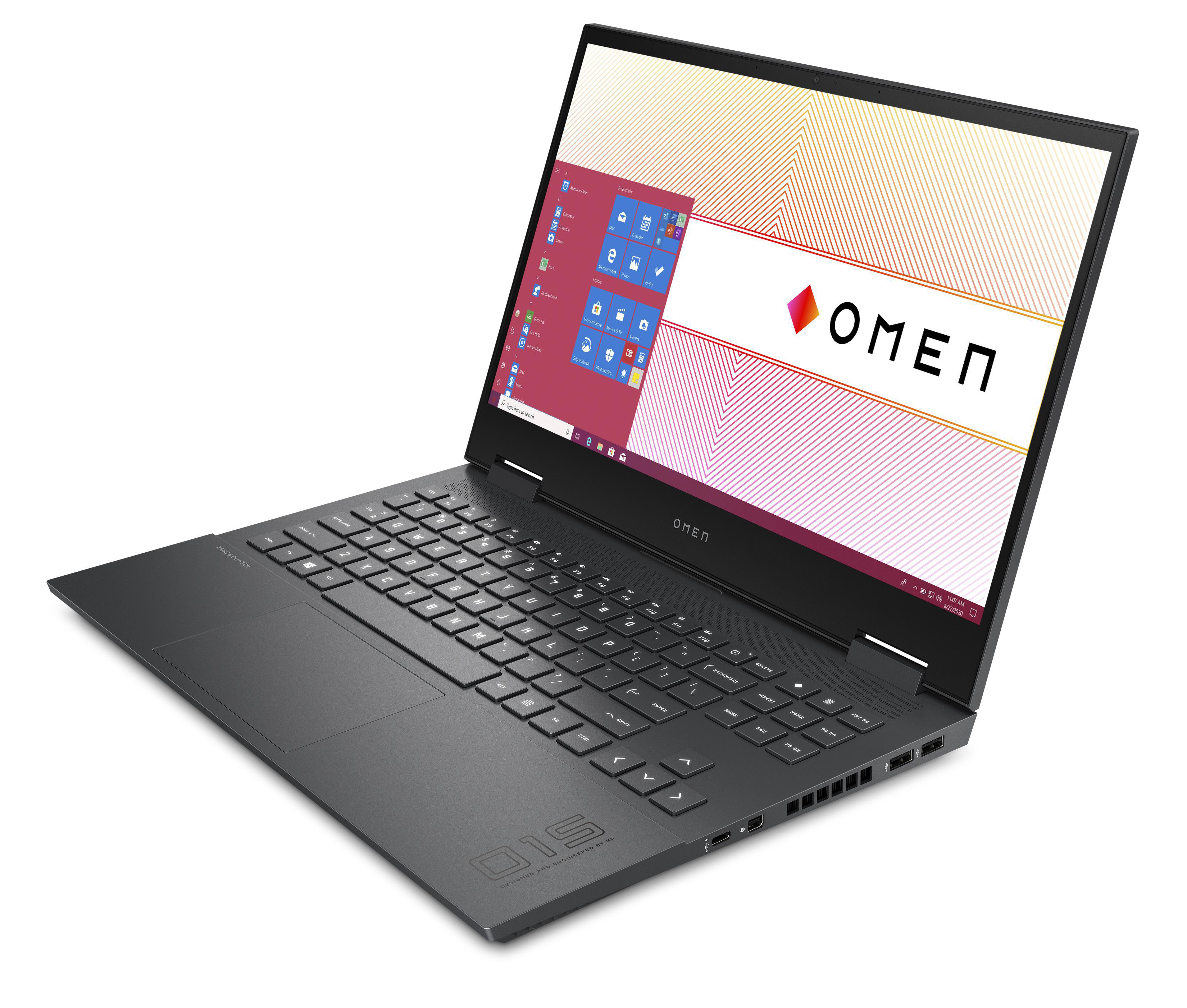 HP OMEN 15-en0300ng - 15,6 Zoll - AMD Ryzen™ 7 4800H - 8 GB - 512 GB - NVIDIA GeForce RTX™ 2060 - Windows 10 Home (64 Bit)