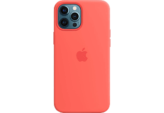 APPLE iPhone 12 Pro Max MagSafe rögzítésű szilikon tok, pink citrus (mhl93zm/a)