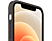 APPLE iPhone 12 és 12 Pro MagSafe rögzítésű szilikon tok, fekete (mhl73zm/a)