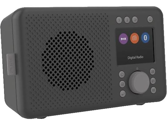 PURE DIGITAL Elan DAB+ - Digitalradio (DAB, DAB+, FM, Dunkelgrau)