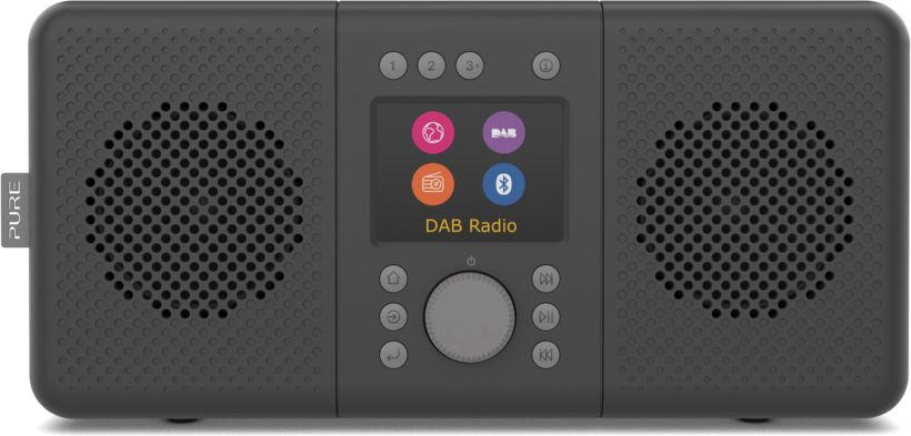 PURE DIGITAL Elan Connect+ - Internetradio (DAB, DAB+, FM, Internet radio, Dunkelgrau)
