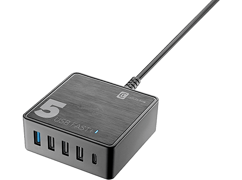 Scarp Geleend Stevenson CELLULAR-LINE Multipower USB Snellader Zwart kopen? | MediaMarkt
