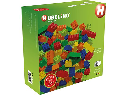 HUBELINO Set di pezzi di costruzione (120 pezzi) - Blocchi di costruzione (Multicolore)