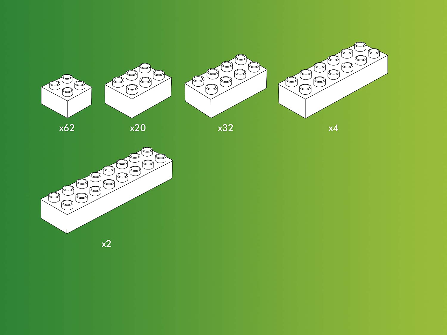 HUBELINO Ensemble de pièces de construction (120 pièces) - Blocs de construction (Multicolore)