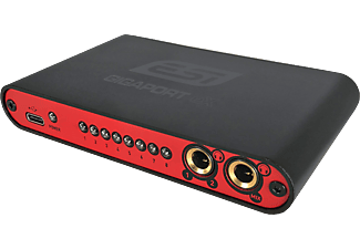 ESI GIGAPORT eX - USB-Audiointerface (Schwarz/Rot)