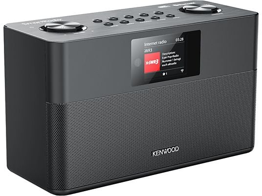KENWOOD CR-ST100S-B - Internetradio (DAB, DAB+, FM, Internet radio, Schwarz)