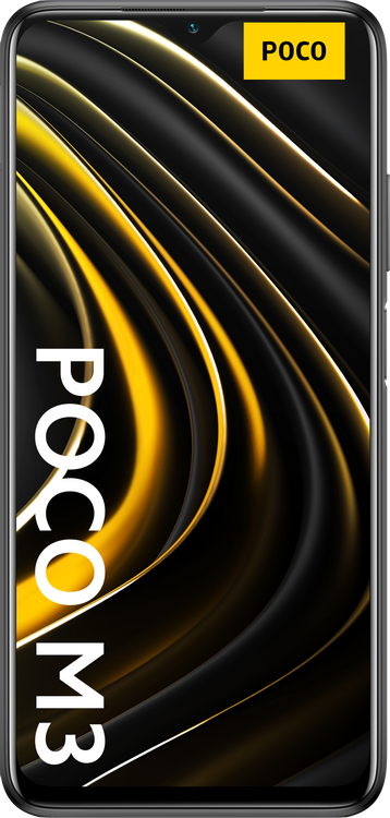 Móvil - POCO M3, Negro, 64 GB, 4 GB, 6.53" Full HD+, Qualcomm® Snapdragon™ 662, 6000 mAh, Android