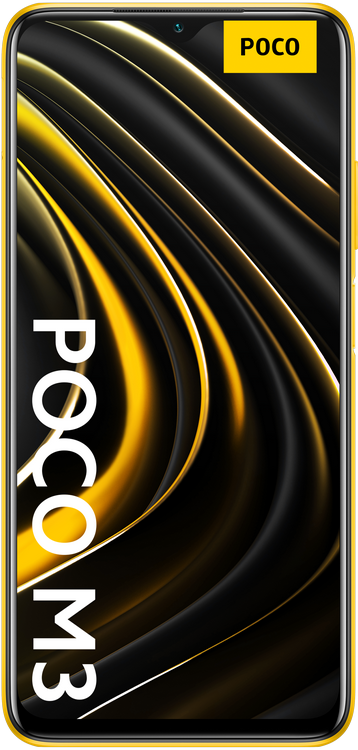 Móvil - Xiaomi Poco M3, Amarillo, 64 GB, 4 GB, 6.53" Full HD+, Qualcomm® Snapdragon™ 662, 6000 mAh, Android