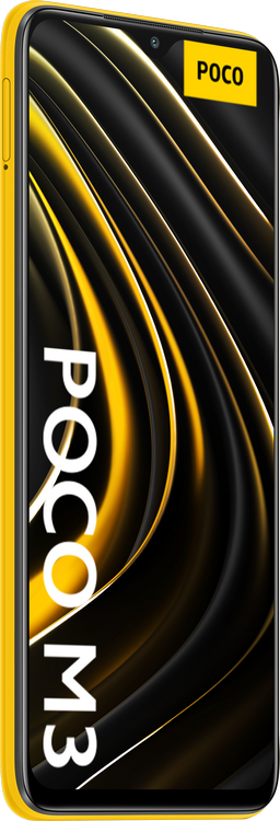 Móvil - Xiaomi Poco M3, Amarillo, 64 GB, 4 GB, 6.53" Full HD+, Qualcomm® Snapdragon™ 662, 6000 mAh, Android