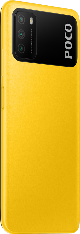 Móvil - Xiaomi Poco M3, Amarillo, 64 GB, 4 GB, 6.53" Full HD+, Qualcomm® Snapdragon™ 662, 6000 mAh, Android