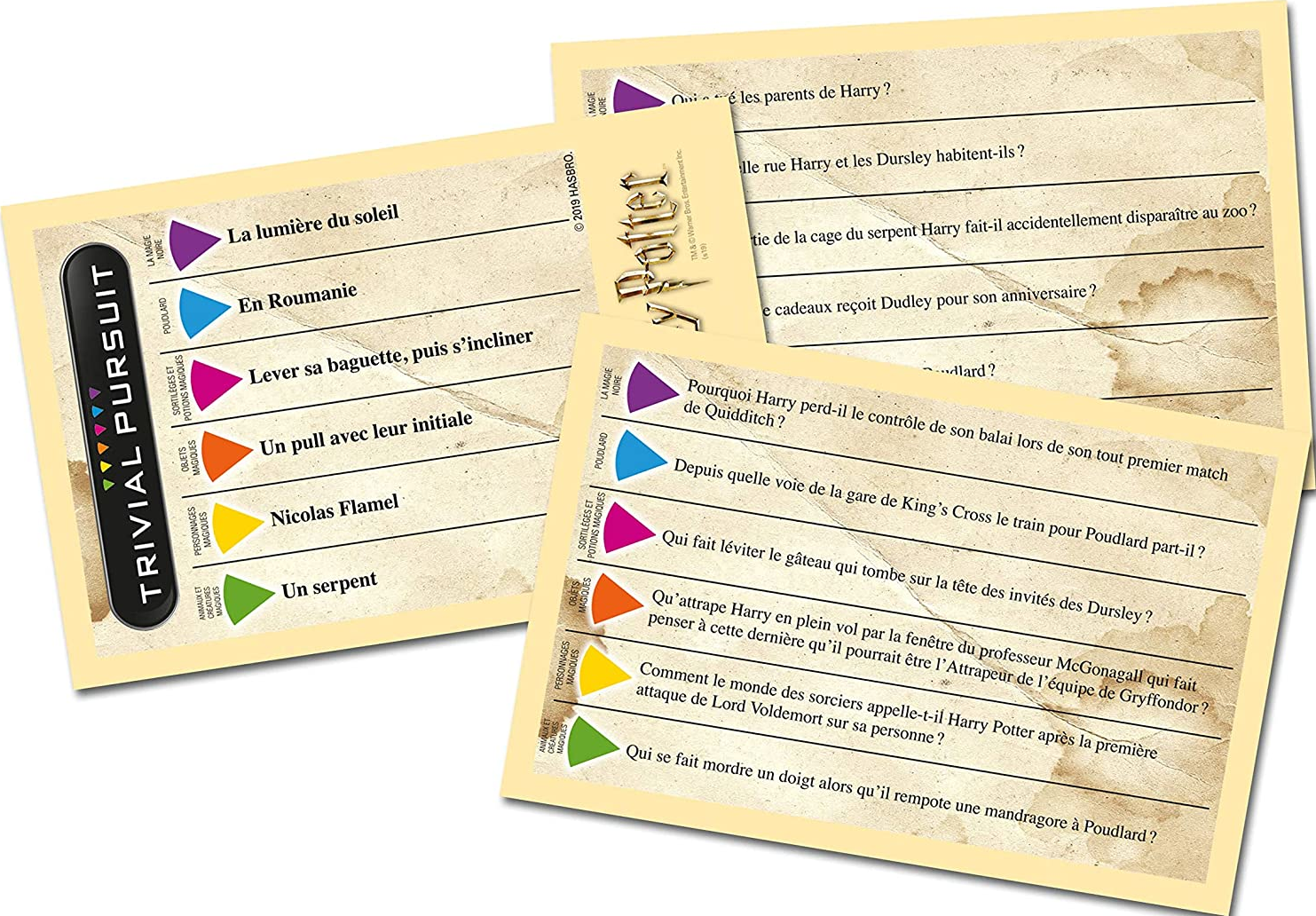 WINNING MOVES Trivial Pursuit Voyage: Harry Potter volume 2 /F - Gioco di carte (Multicolore)