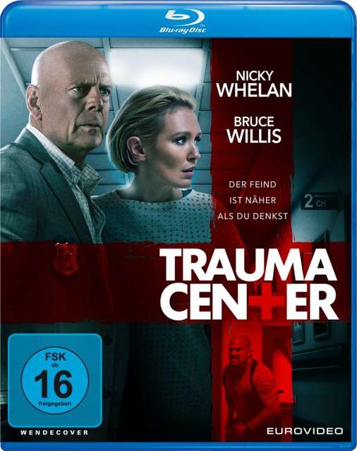 DVD-Cover für den Film 'Trauma Center' mit Bruce Willis.