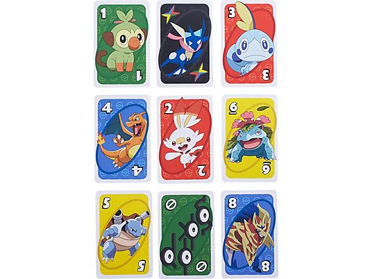 MATTEL UNO Pokémon: Japan Edition - Kartenspiel (Mehrfarbig)