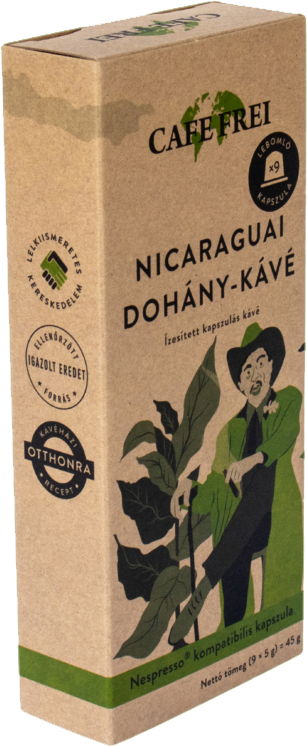 CAFE FREI Nicaraguai dohány kávé, kapszula