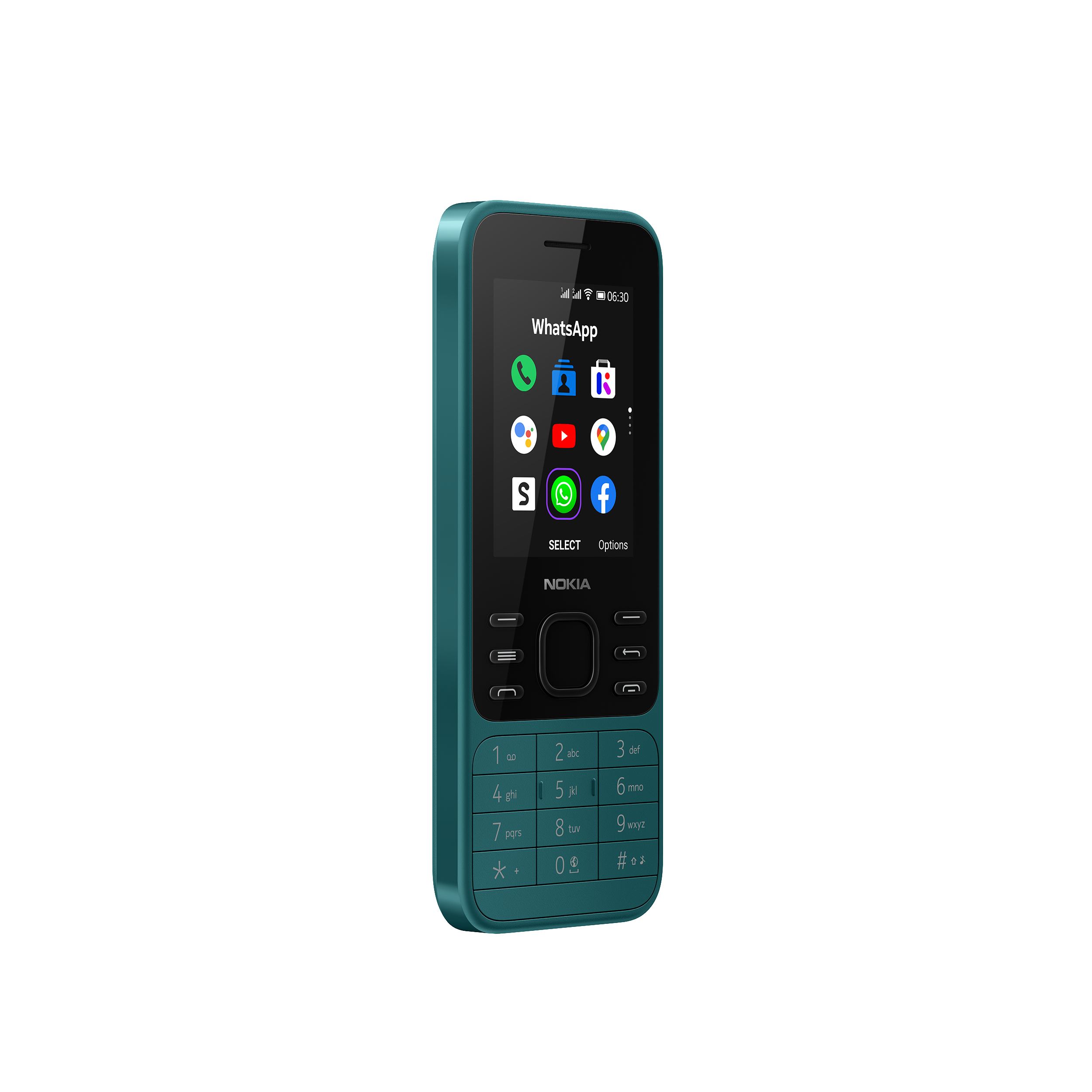 NOKIA 6300 4G Handy, Grün
