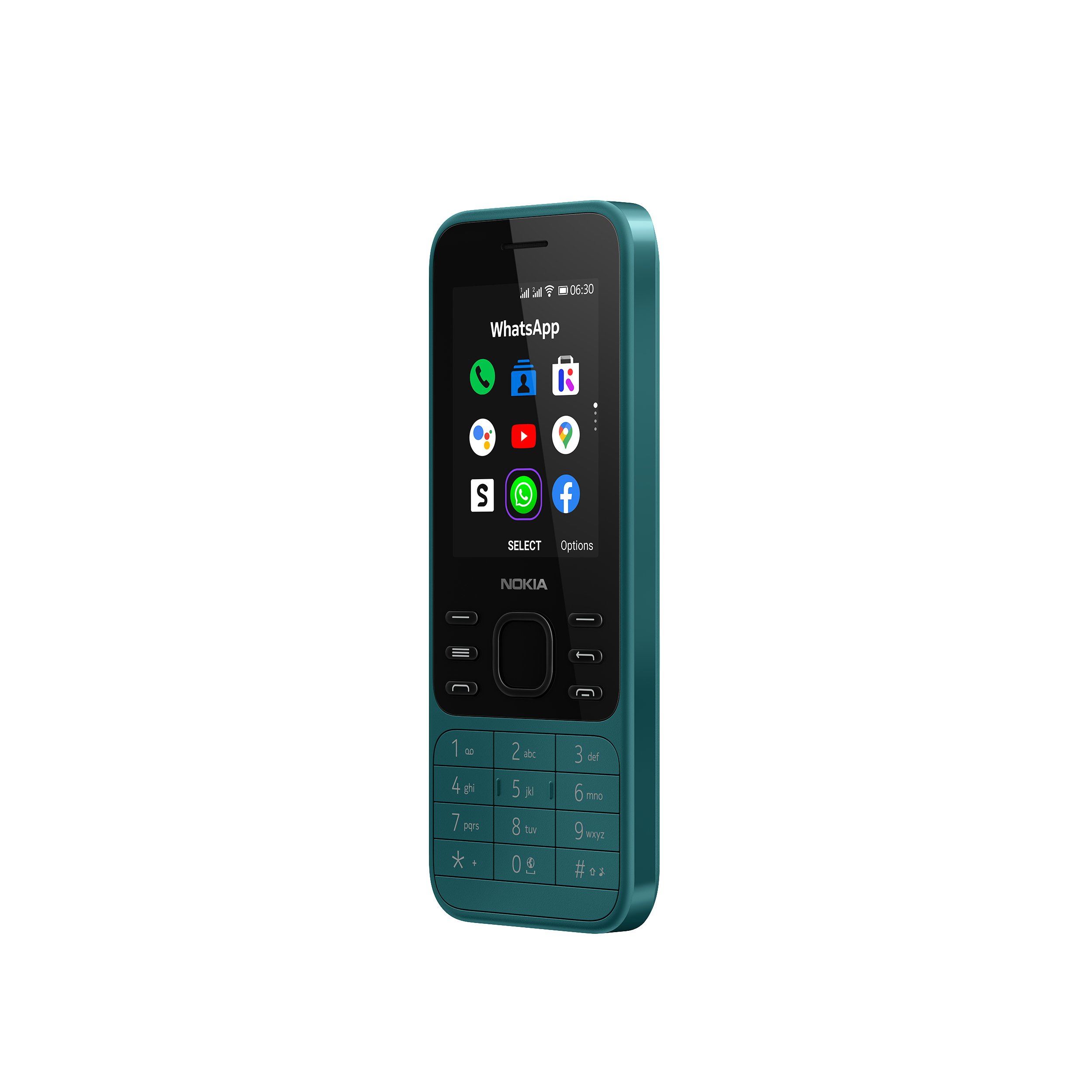NOKIA 6300 4G Handy, Grün