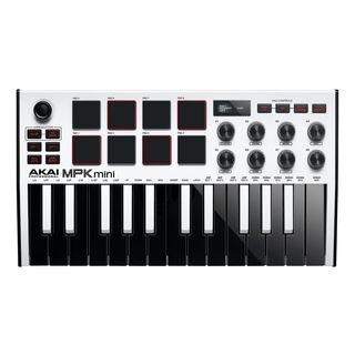 AKAI MPK Mini MKIII -  Contrôleur clavier MIDI/USB (Noir/Blanc)