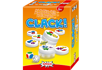 AMIGO Clack! - Brettspiel (Mehrfarbig)