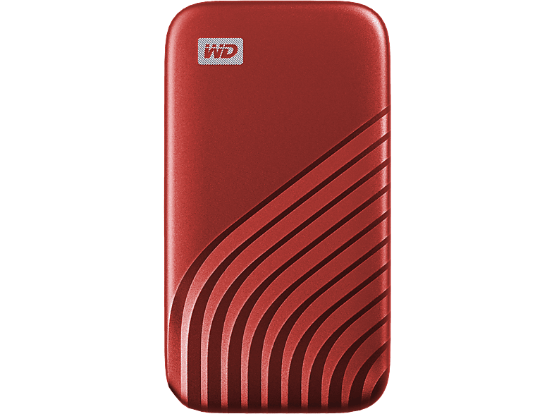 Western Digital Externe Harde Schijf Drive My Passport 2 Tb Ssd Red