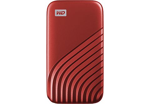 WESTERN DIGITAL Externe harde schijf Drive My Passport 2 TB SSD Red