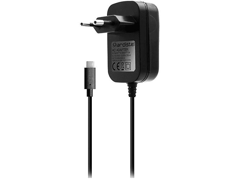Accesorio Nintendo Switch - Ardistel Travel AC Adaptador, Cargador USB-C para y Lite, 1.20m