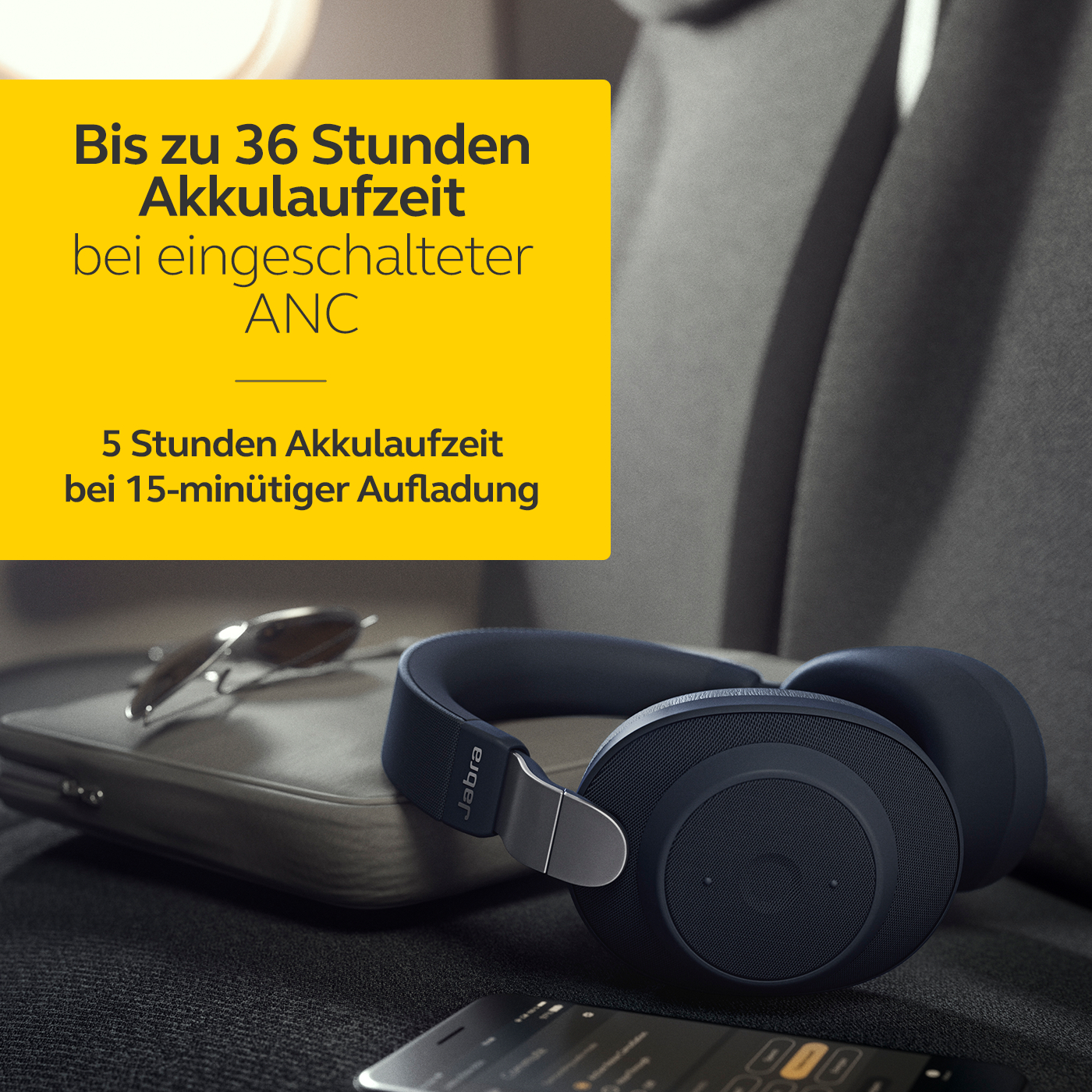 JABRA Elite 85h, Over-ear Kopfhörer Bluetooth Navy
