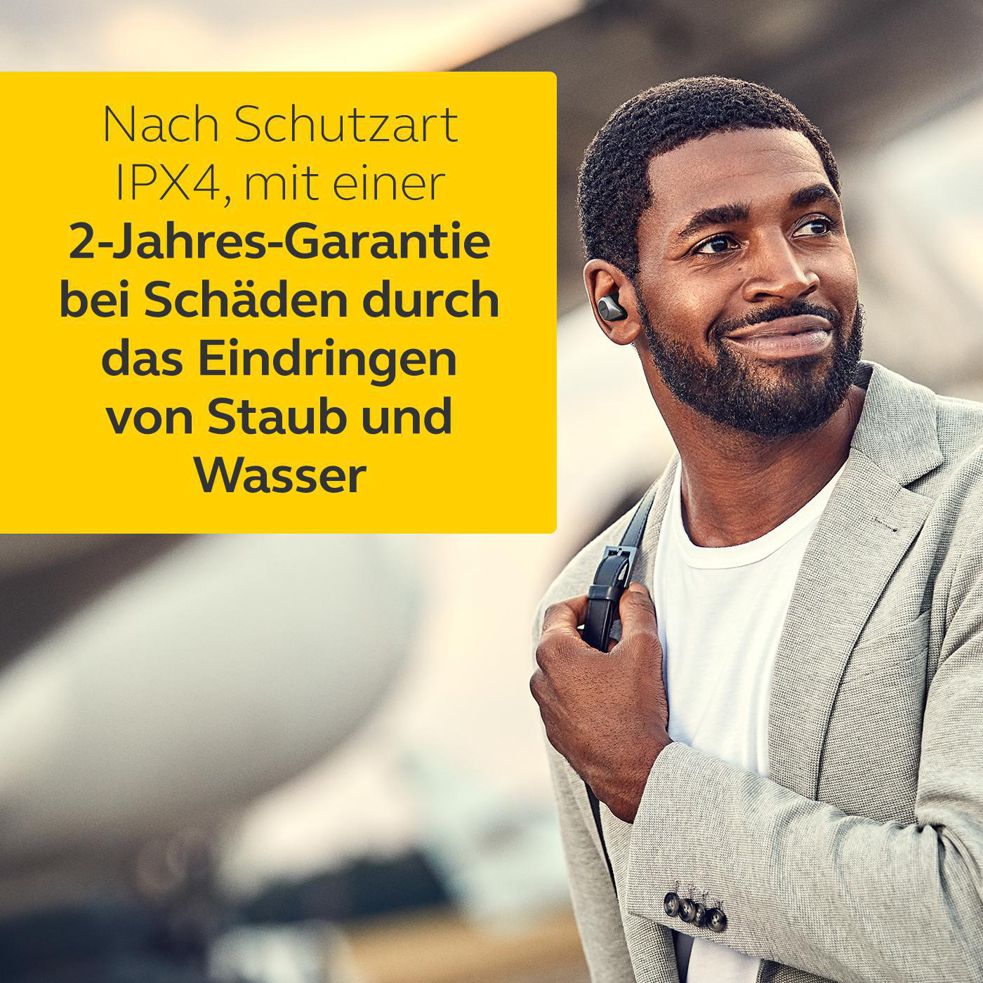JABRA Elite 85t mit Jabra Advanced ANC, In-ear Kopfhörer Bluetooth Titan Schwarz