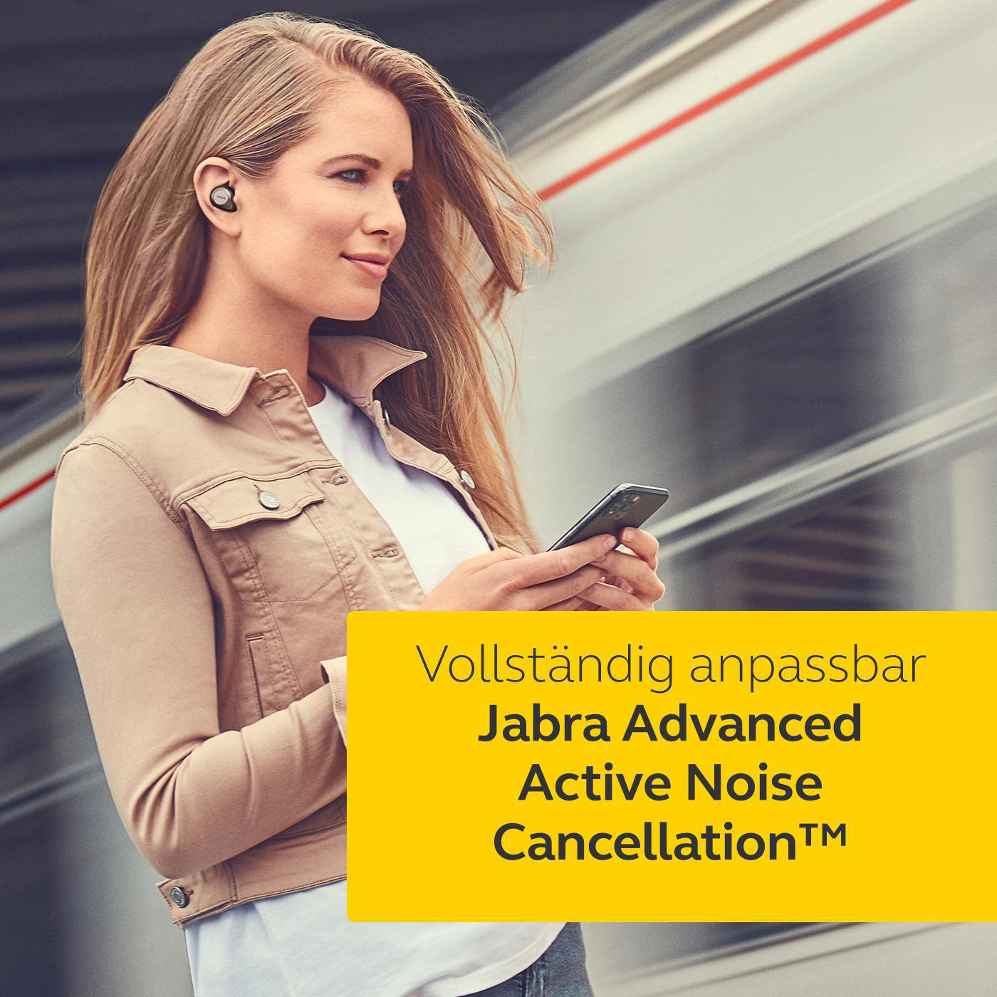 JABRA Elite 85t mit Jabra Advanced ANC, In-ear Kopfhörer Bluetooth Titan Schwarz