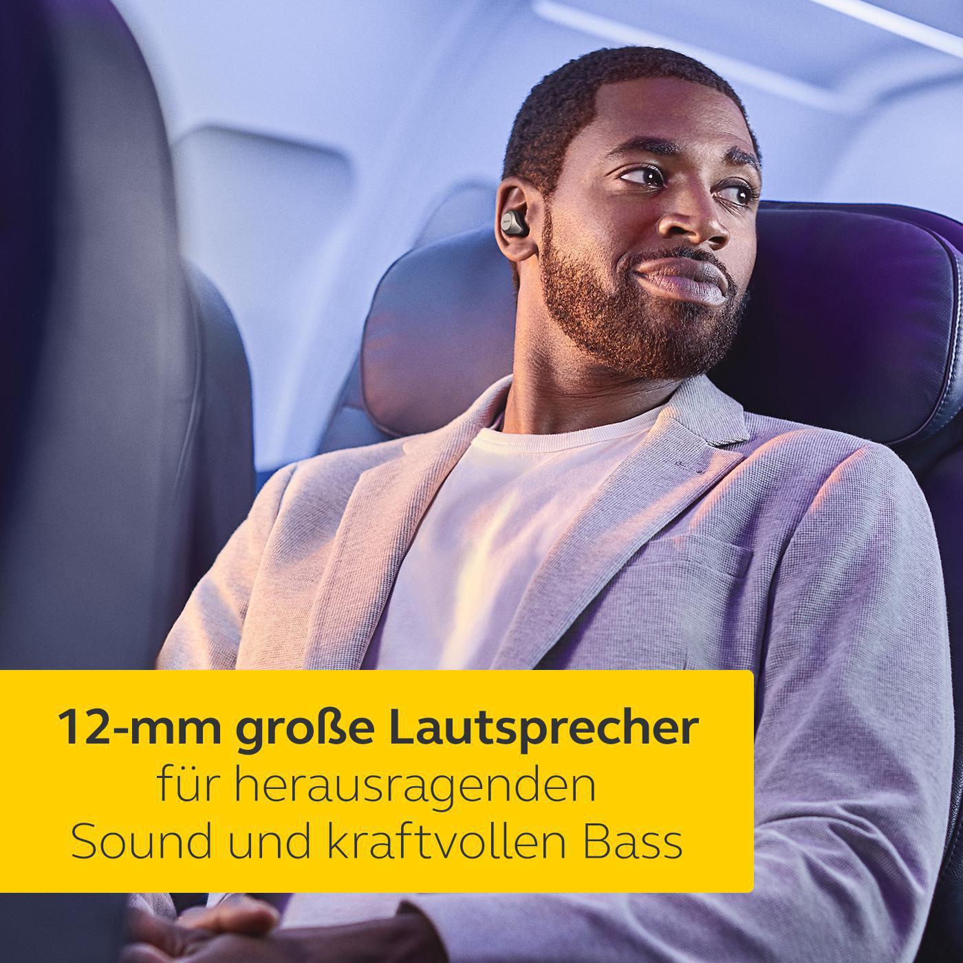 JABRA Elite 85t mit Jabra Advanced ANC, In-ear Kopfhörer Bluetooth Titan Schwarz