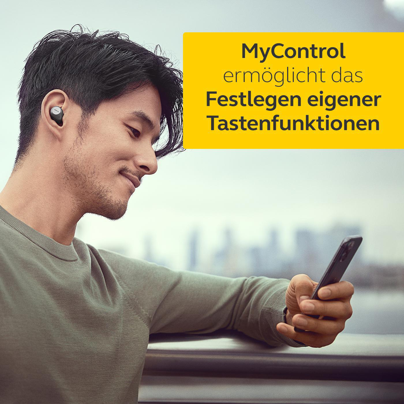 JABRA Elite 85t mit Jabra Advanced ANC, In-ear Kopfhörer Bluetooth Titan Schwarz