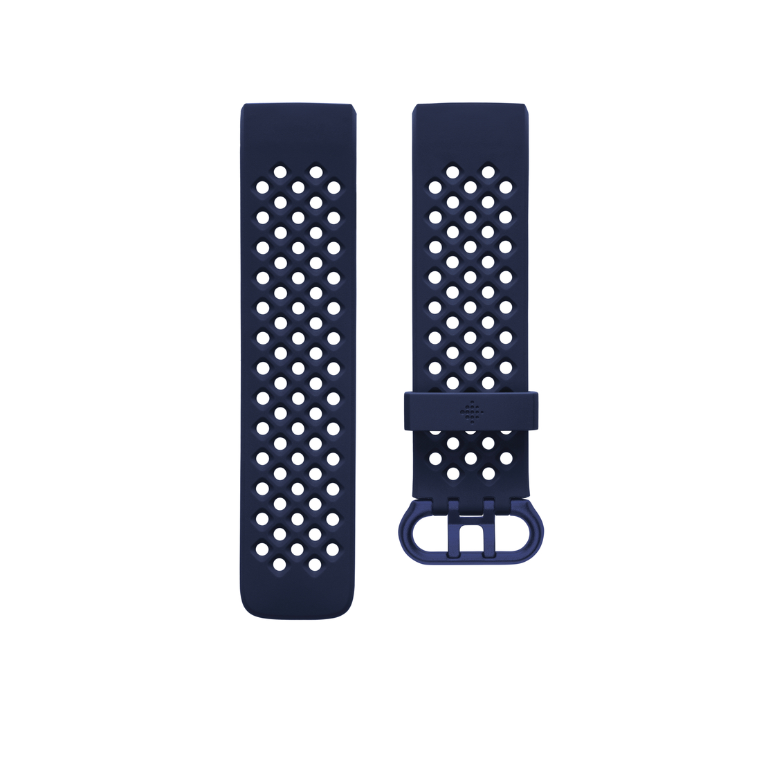 FITBIT Charge 4 (NFC), Zusatzladegerät, Sportband Navy, Fitness Tracker, S, L, Schwarz